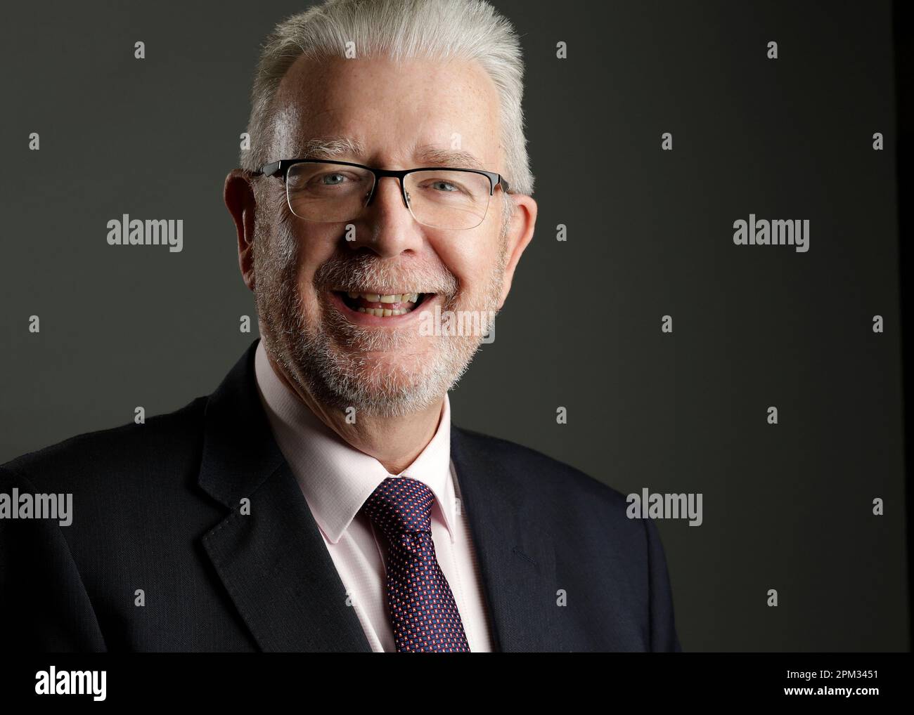 Porträt von Michael Russell, einem schottischen Politiker Stockfoto