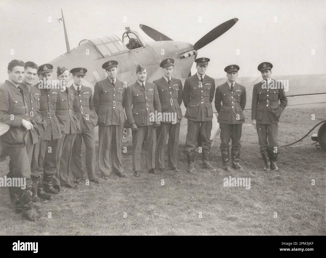 Staffelführer McNab und seine Männer Stockfoto