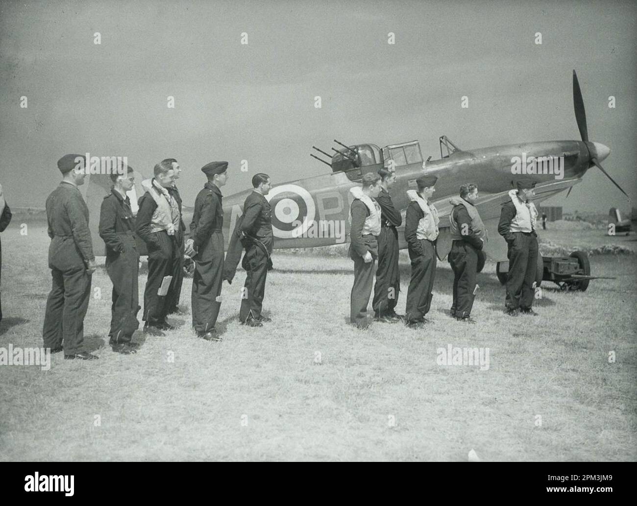 Staffelführer Boulton-Paul Defiant, Nr. 264, Staffel c. 1940 Stockfoto