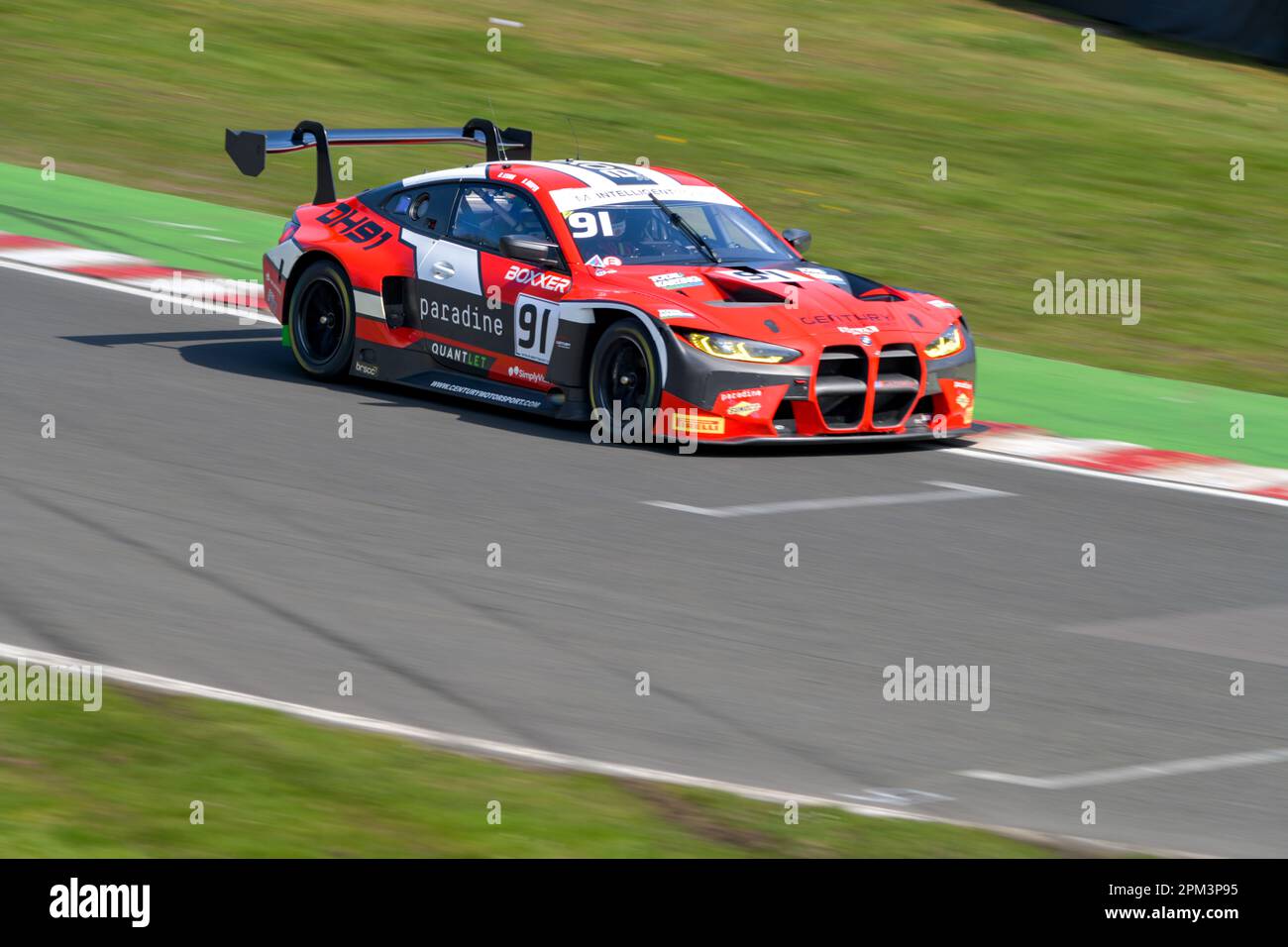 British GT Championship, 2023 Intelligent Money, Oulton Park Racing Circuit, Century Motorsport, Darren Leung, Dan Harper, BMW M4 GT3 Stockfoto