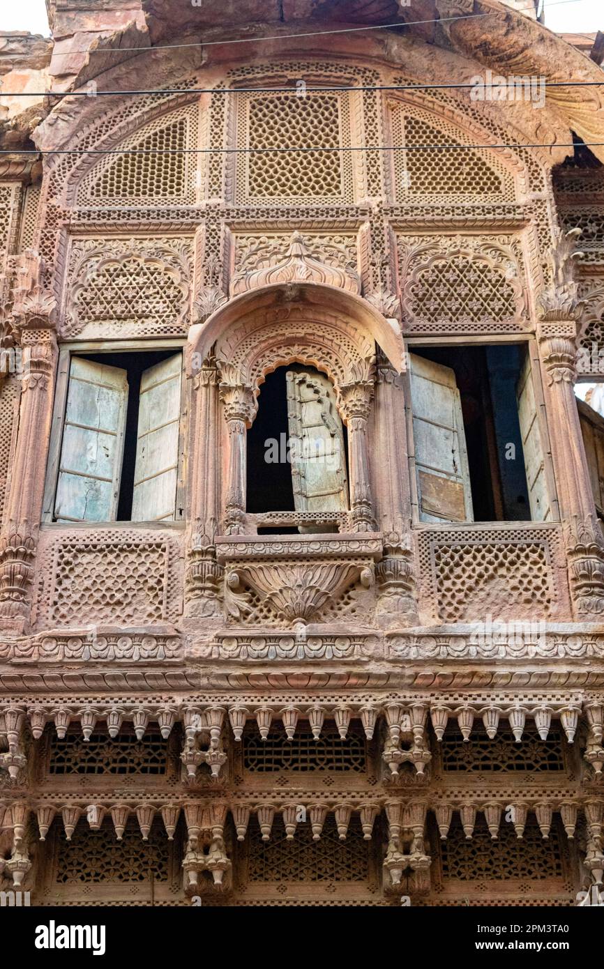 Indien, Rajasthan, Jodhpur, Fort Mehrangarh Stockfoto