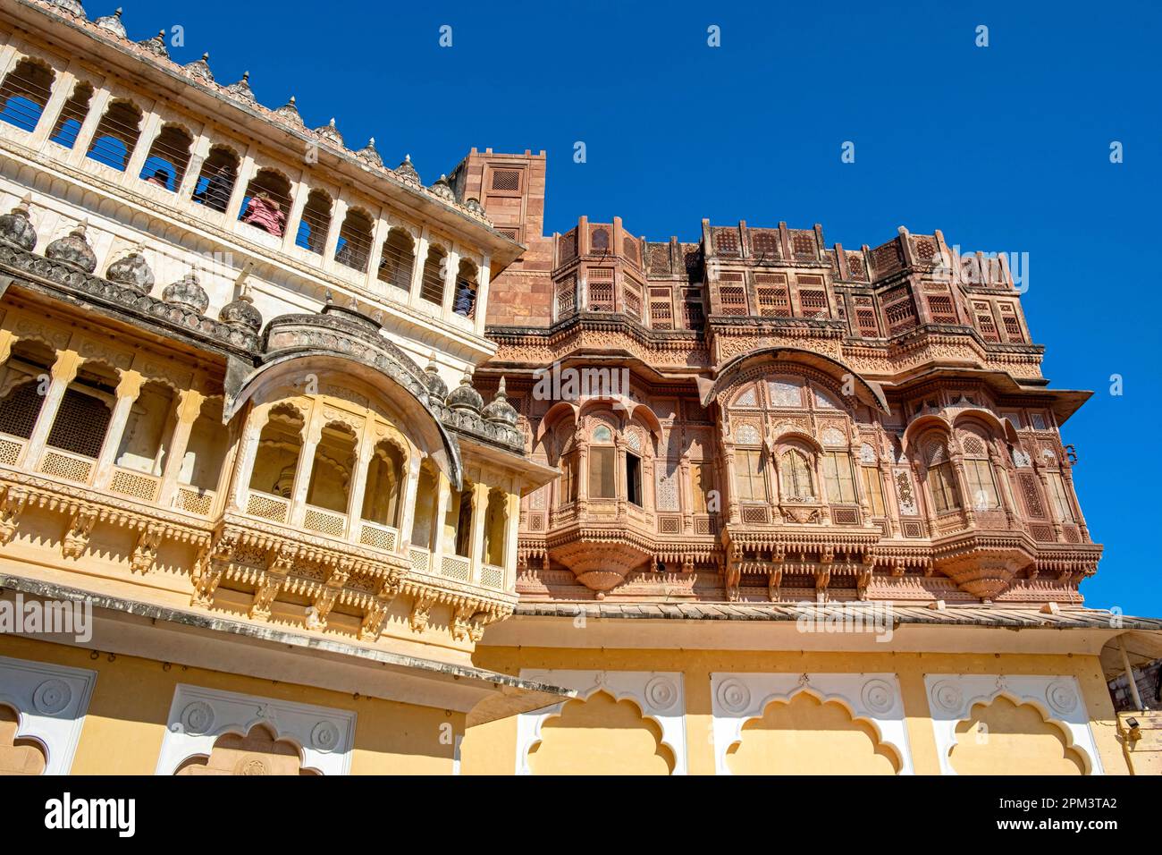 Indien, Rajasthan, Jodhpur, Fort Mehrangarh Stockfoto
