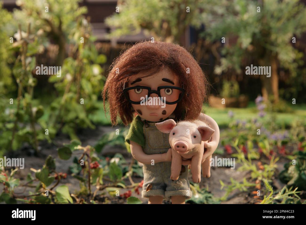 Oink Oink & Babs Stockfoto