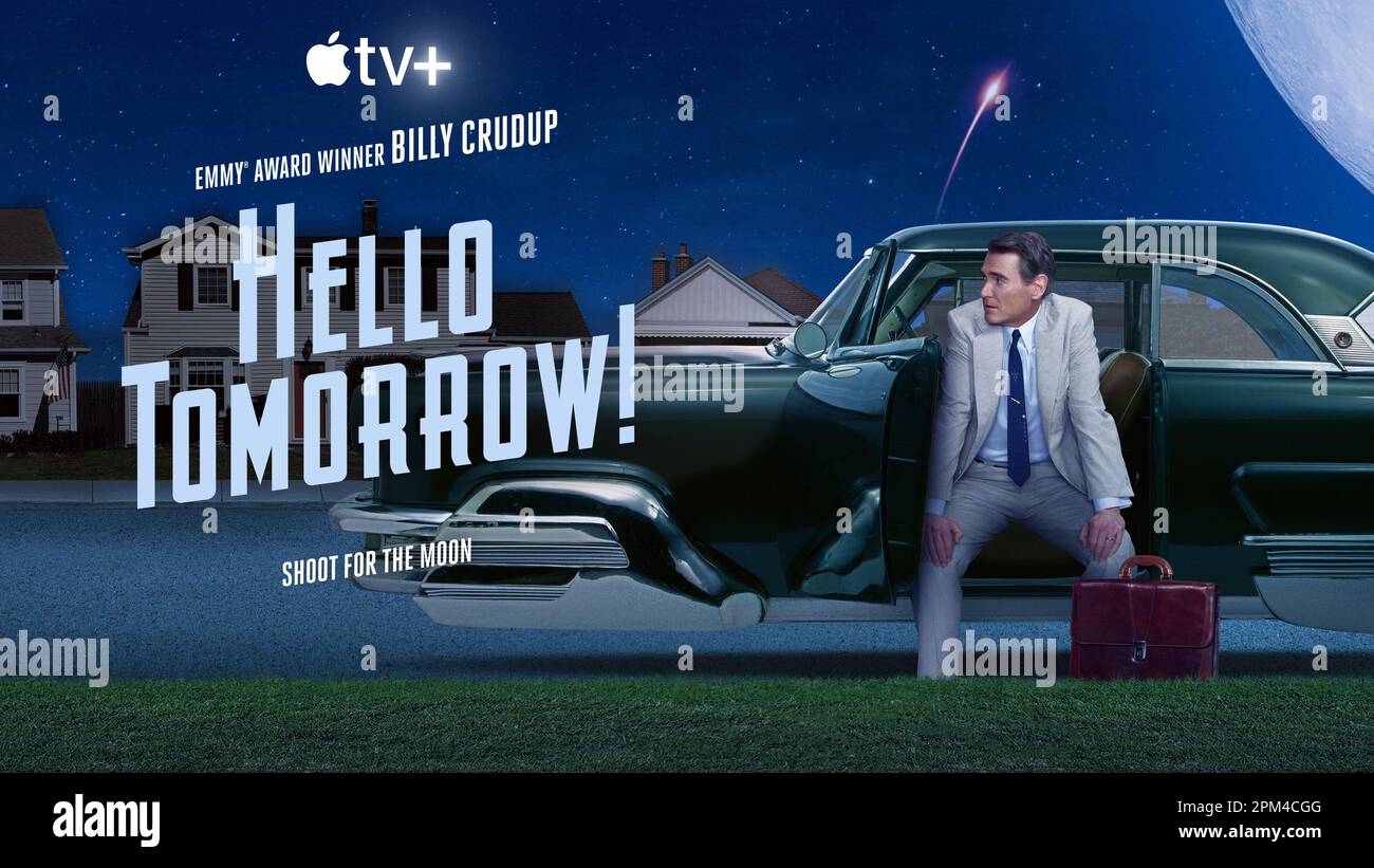 Hallo Morgen! Das Poster von Billy Crudup Stockfoto