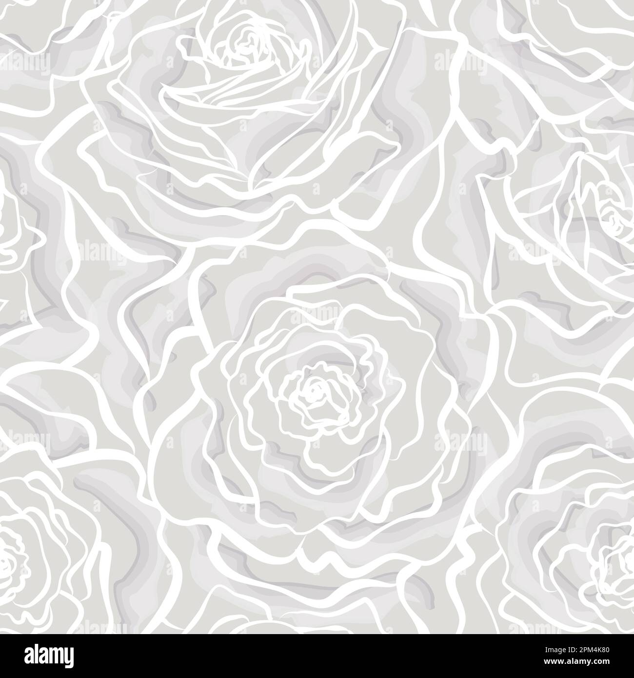 Florale Muster. Blume nahtlose Hintergrund. Gedeihen Ziergarten Stock Vektor