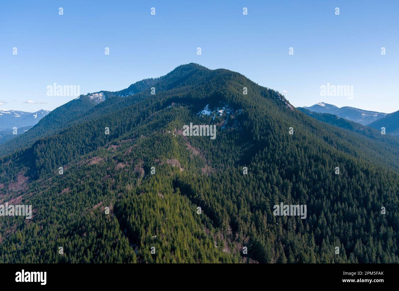 Frühling in den Cascade Mountains im Bundesstaat Washington Stockfoto