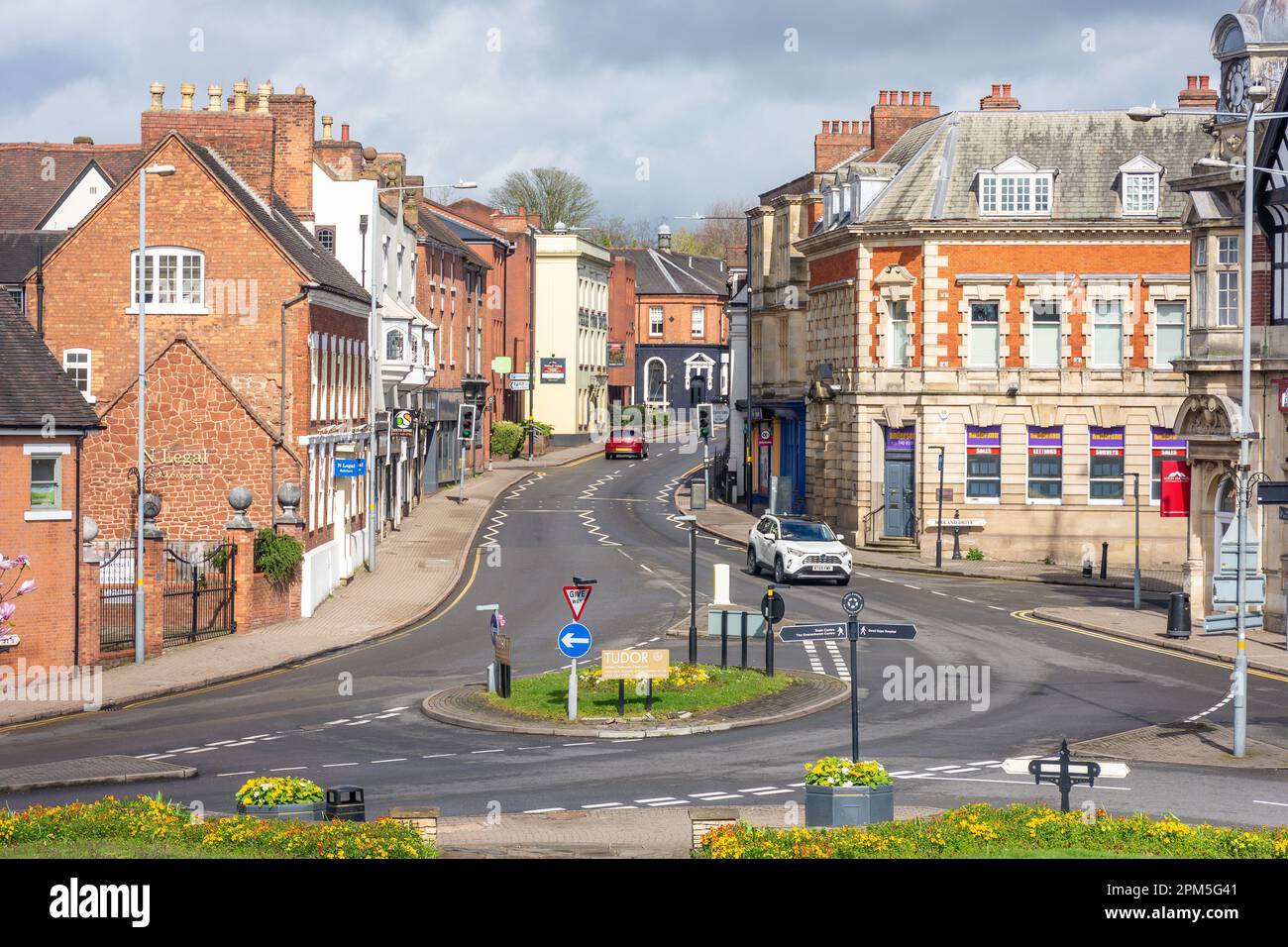 High Street, The Royal Town of Sutton Coldfield, West Midlands, England, Großbritannien Stockfoto