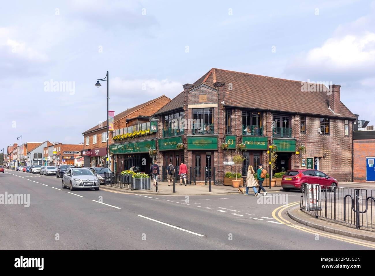 The Bishop Vesey (JD Wetherspoon) Pub, Boldmere Road, Boldmere, The Royal Town of Sutton Coldfield, West Midlands, England, Vereinigtes Königreich Stockfoto