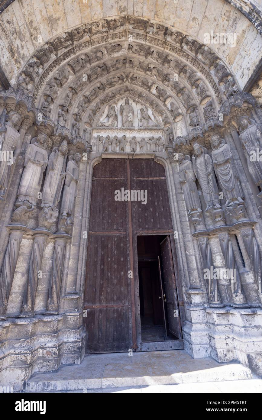 Kathedrale von Chartres, Frankreich Stockfoto