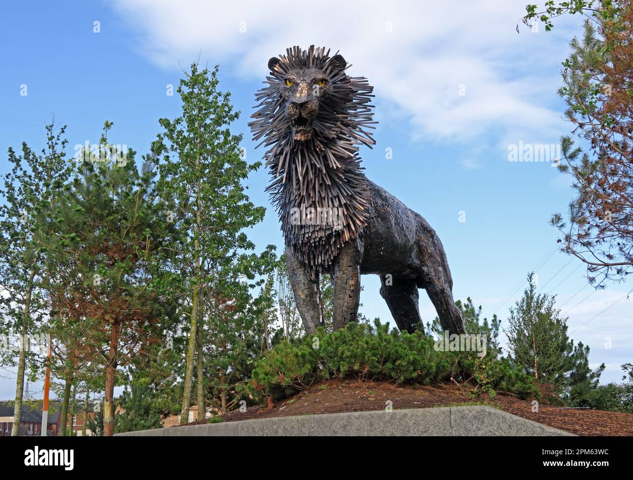 CS Lewis Square, East Side Visitor Centre, Visitor Centre, 402 Newtownards Road, Belfast, Nordirland, UK, BT4 1HH Stockfoto