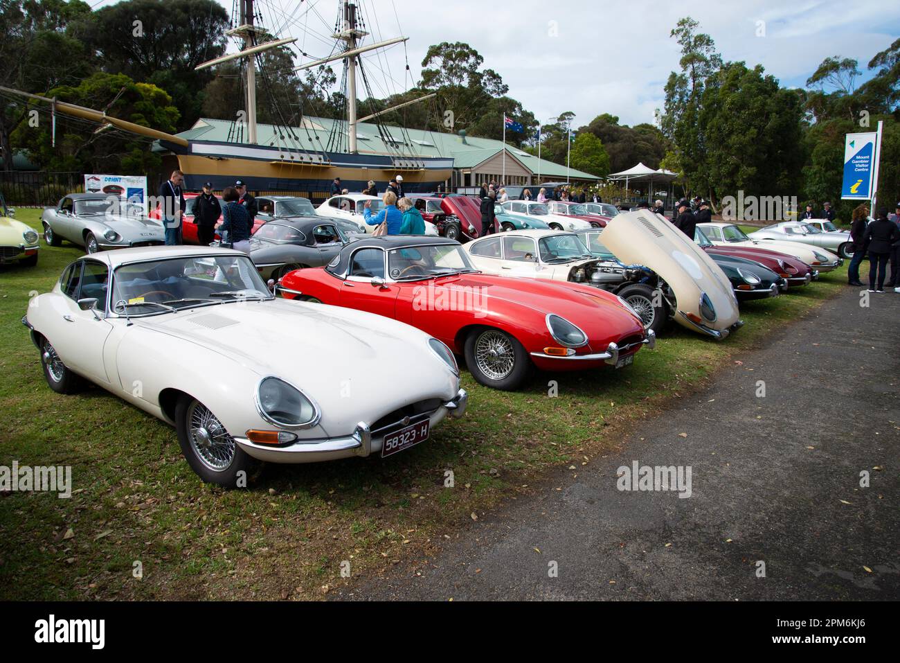 Mount Gambier, Australien - 30. April 2022: Der Jaguar Car Club von Victoria Stockfoto