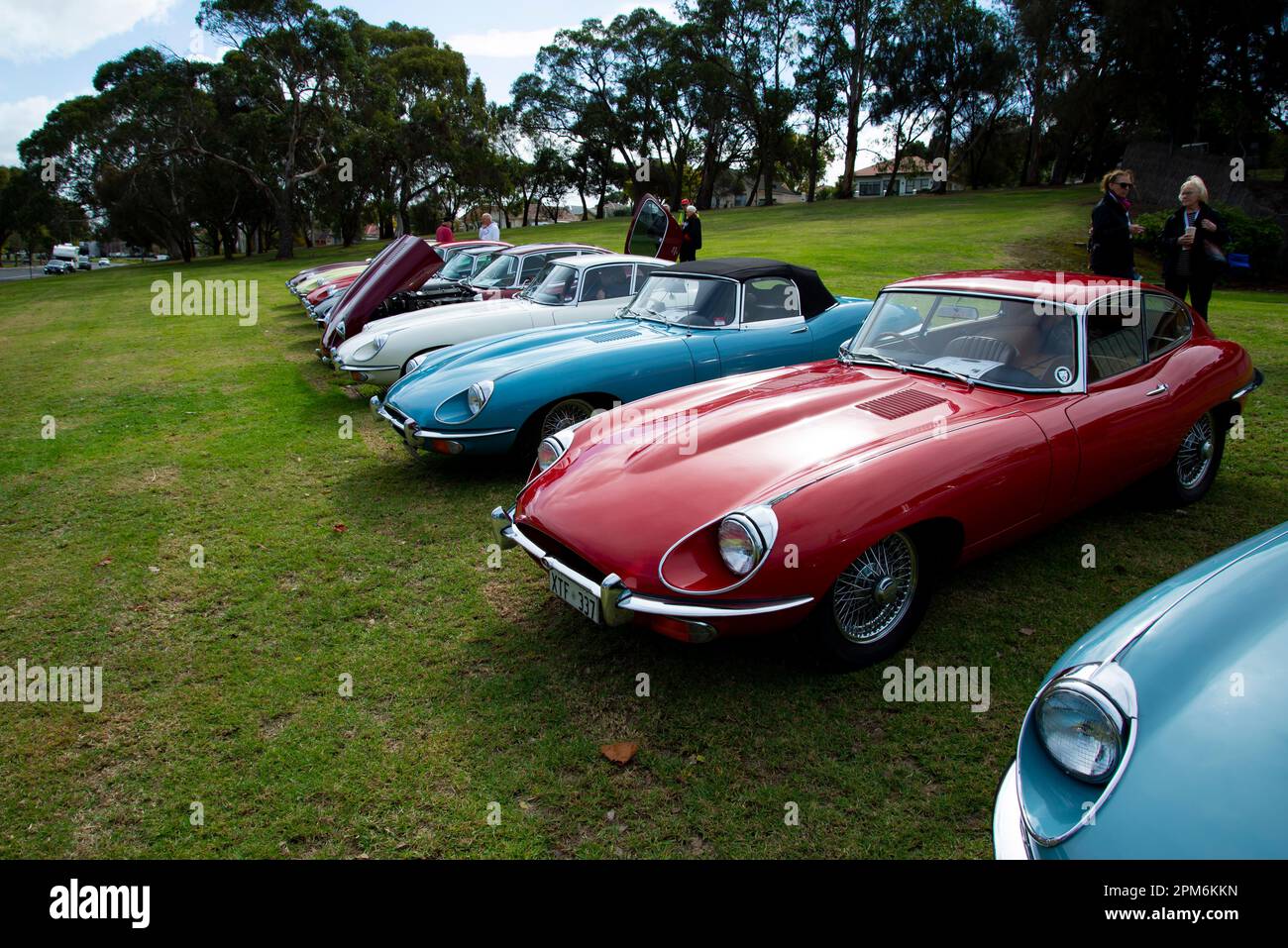 Mount Gambier, Australien - 30. April 2022: Der Jaguar Car Club von Victoria Stockfoto