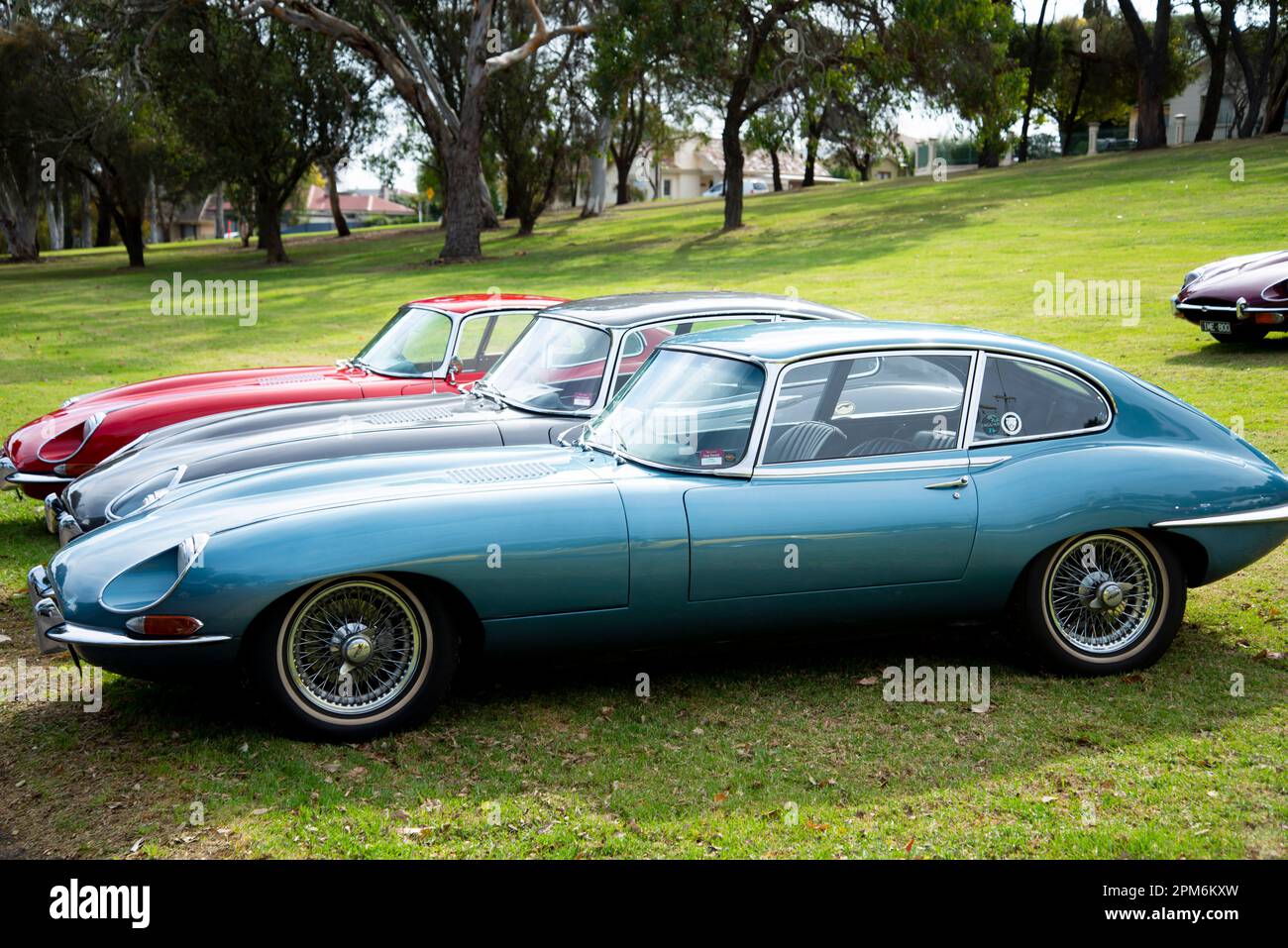 Mount Gambier, Australien - 30. April 2022: Der Jaguar Car Club von Victoria Stockfoto
