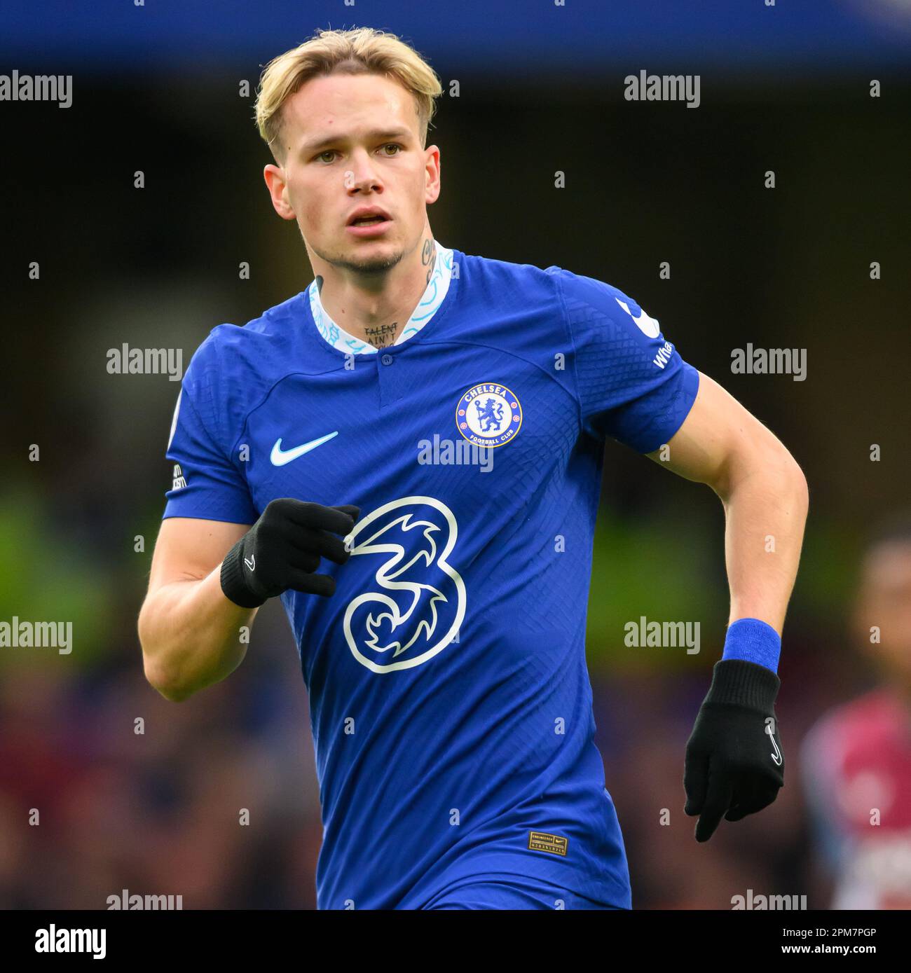 01. April 2023 - Chelsea / Aston Villa - Premier League - Stamford Bridge. Chelsea's Mykhailo Mudryk während des Premier League-Spiels auf der Stamford Bridge, London. Bild : Mark Pain / Alamy Live News Stockfoto