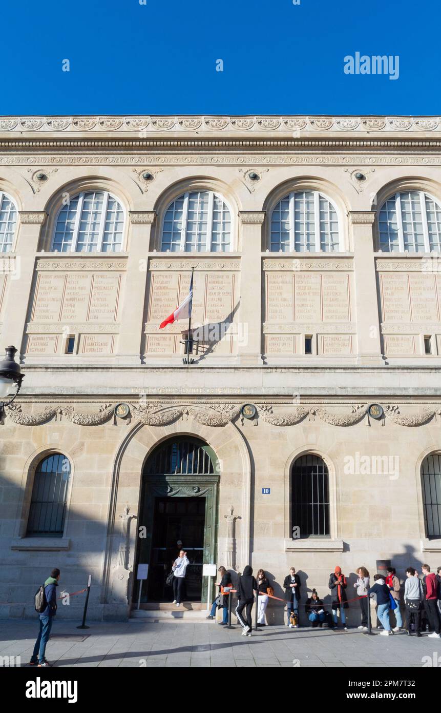 Paris, Frankreich, Bibliotheque Sainte Genevieve, eine öffentliche und Universitätsbibliothek, 10, Place du Panthéon Stockfoto