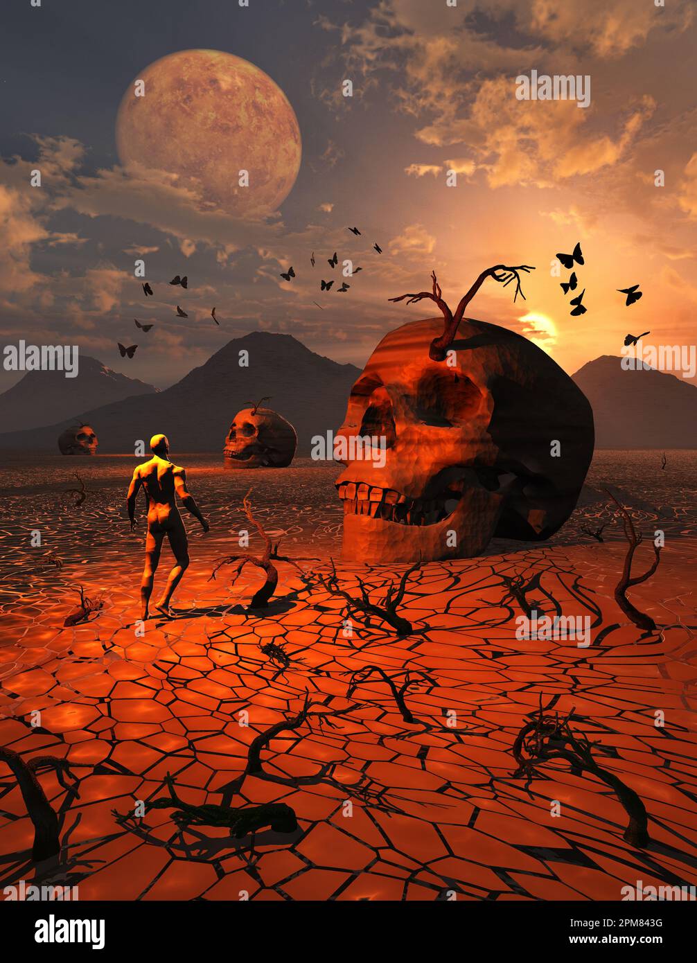 Tod Der Riesen Stockfoto