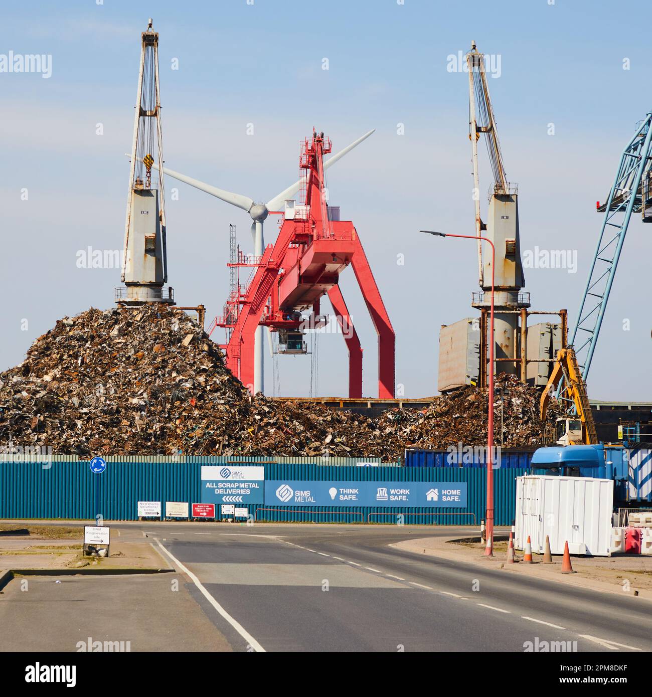 Avonmouth Docks bei Bristol Stockfoto