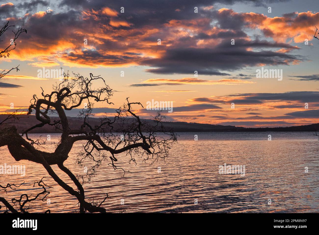 Loch Lomond sunrise Stockfoto