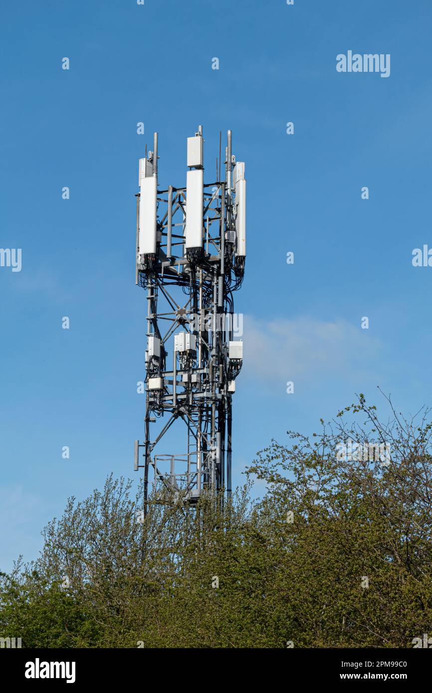 Cell Phone Tower Stockfoto