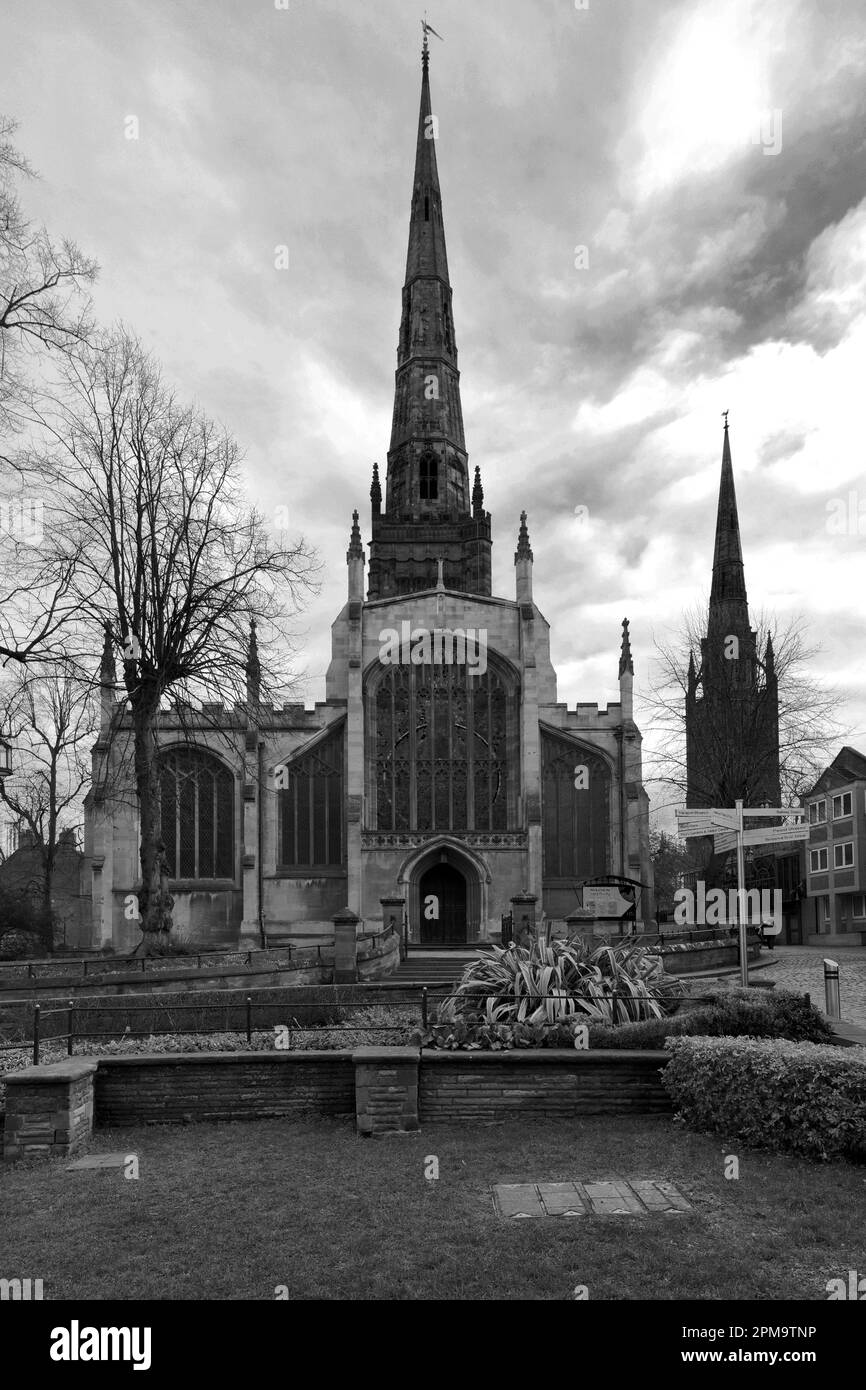 Die Holy Trinity Church, Coventry City, Warwickshire, England, Großbritannien Stockfoto