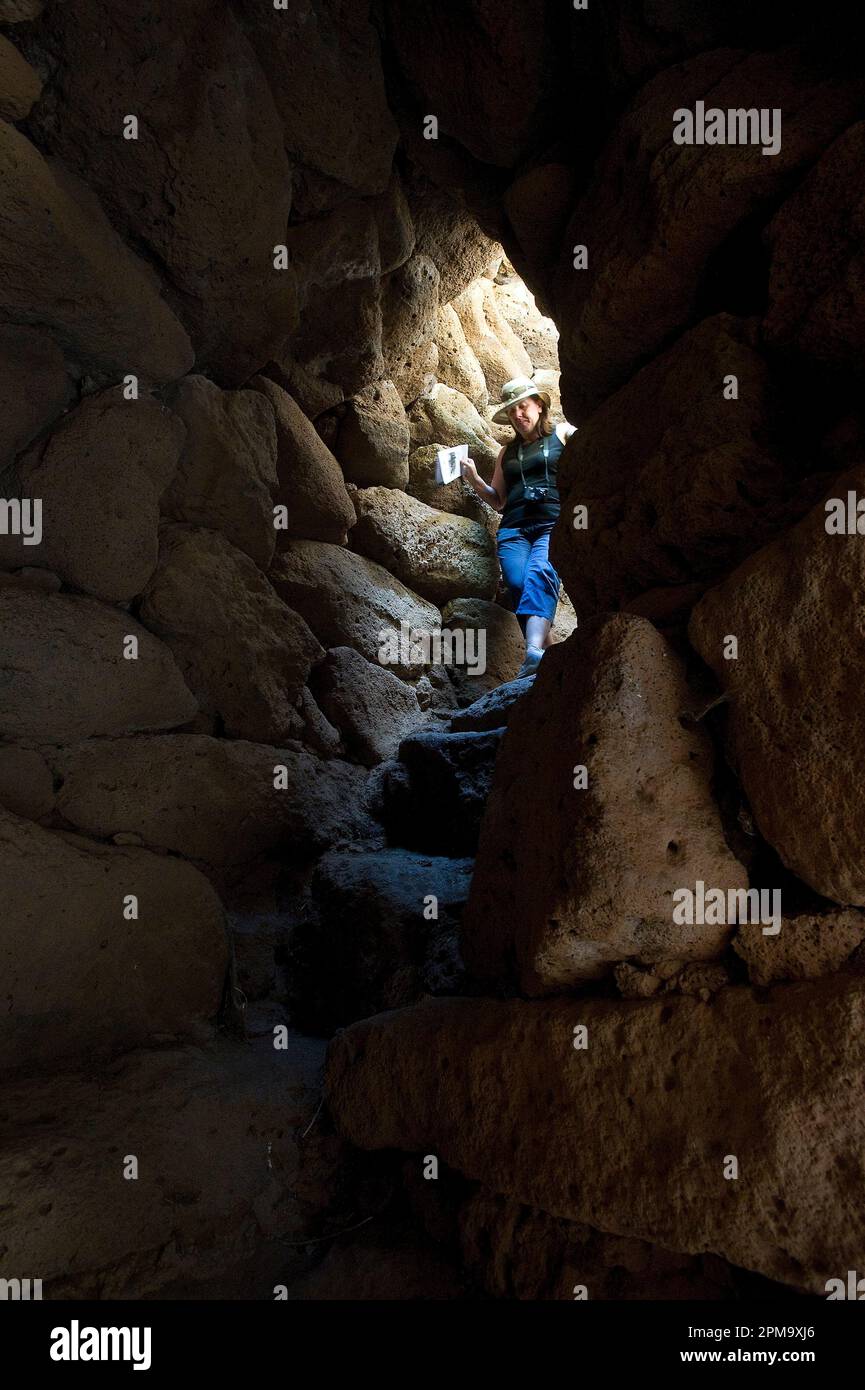 Nuraghe Arrubiu, Orroli, Ogliastra, Sardegna. E' il più imponente complesso monumento megalitico Fra tutti quelli presenti nell'Isola e Fra i più impo Stockfoto