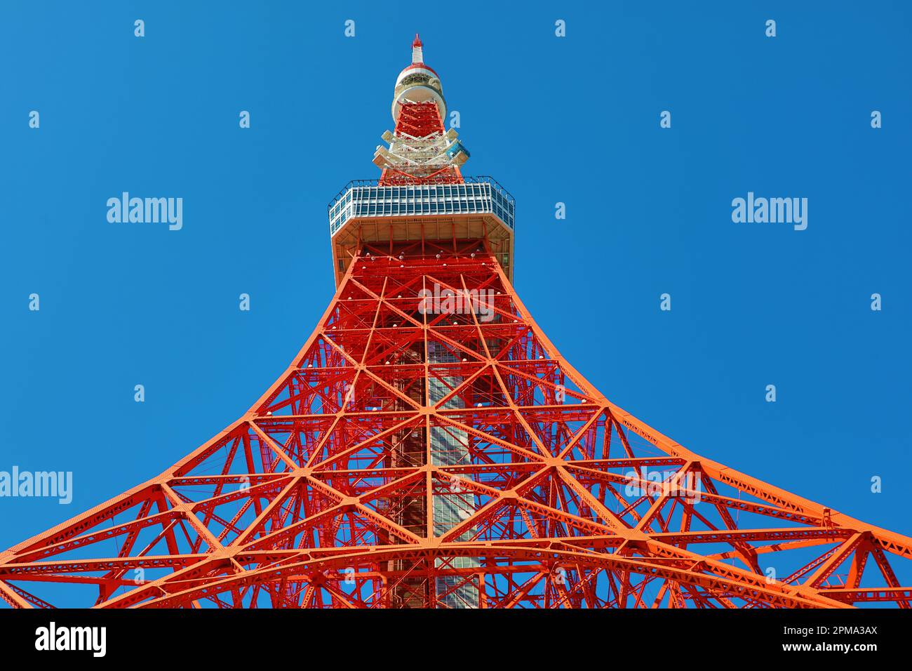 Tokyo Tower im Minato District, Tokio, Japan Stockfoto