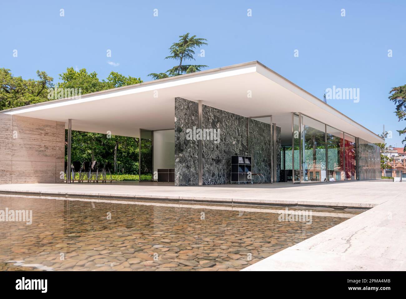 Pavello Mies Van der Rohe, Barcelona Pavillon, Ausstellungspavillon des