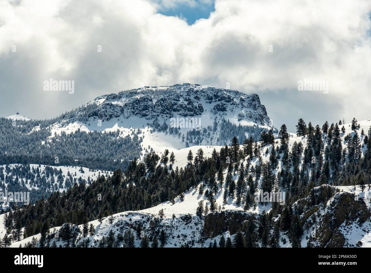 Winter auf Potaman Stockfoto