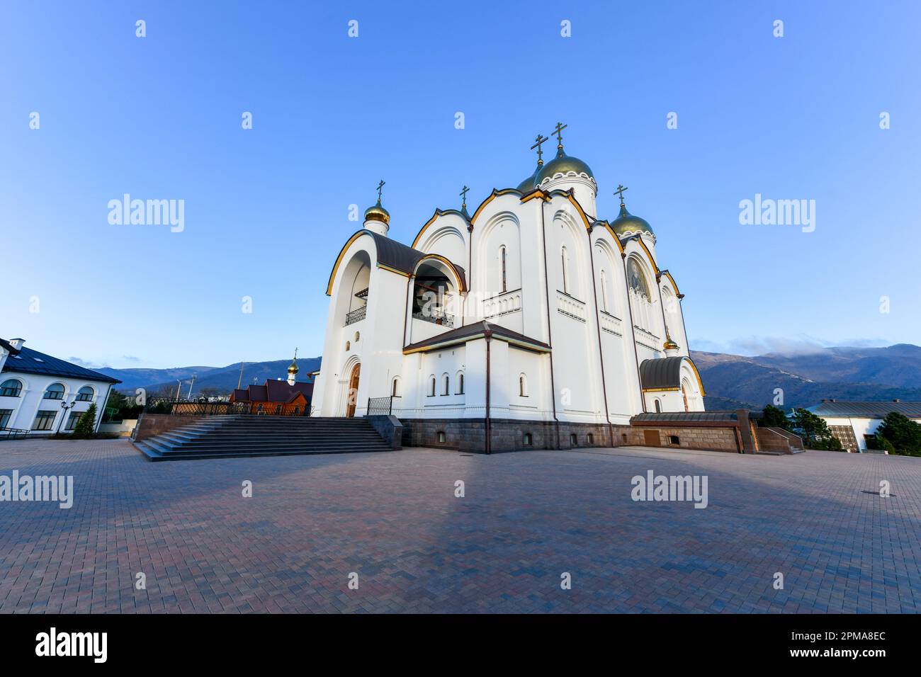 Kathedrale von St. Andrew, der erste Anrufer in Gelendzhik, Russland. Stockfoto