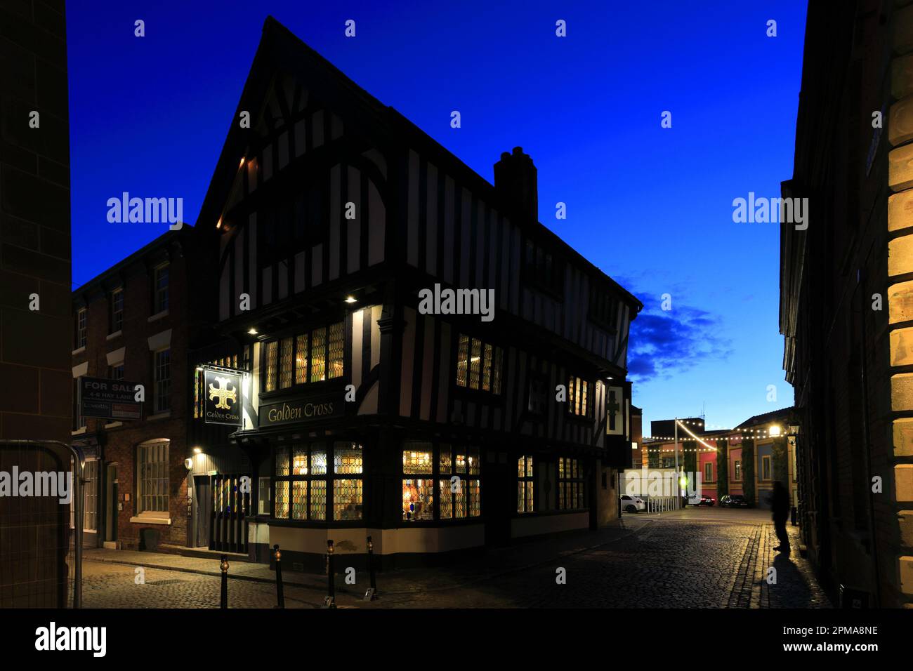 Das Golden Cross Inn, Coventry City Centre, West Midlands, Warwickshire, England, UK Stockfoto