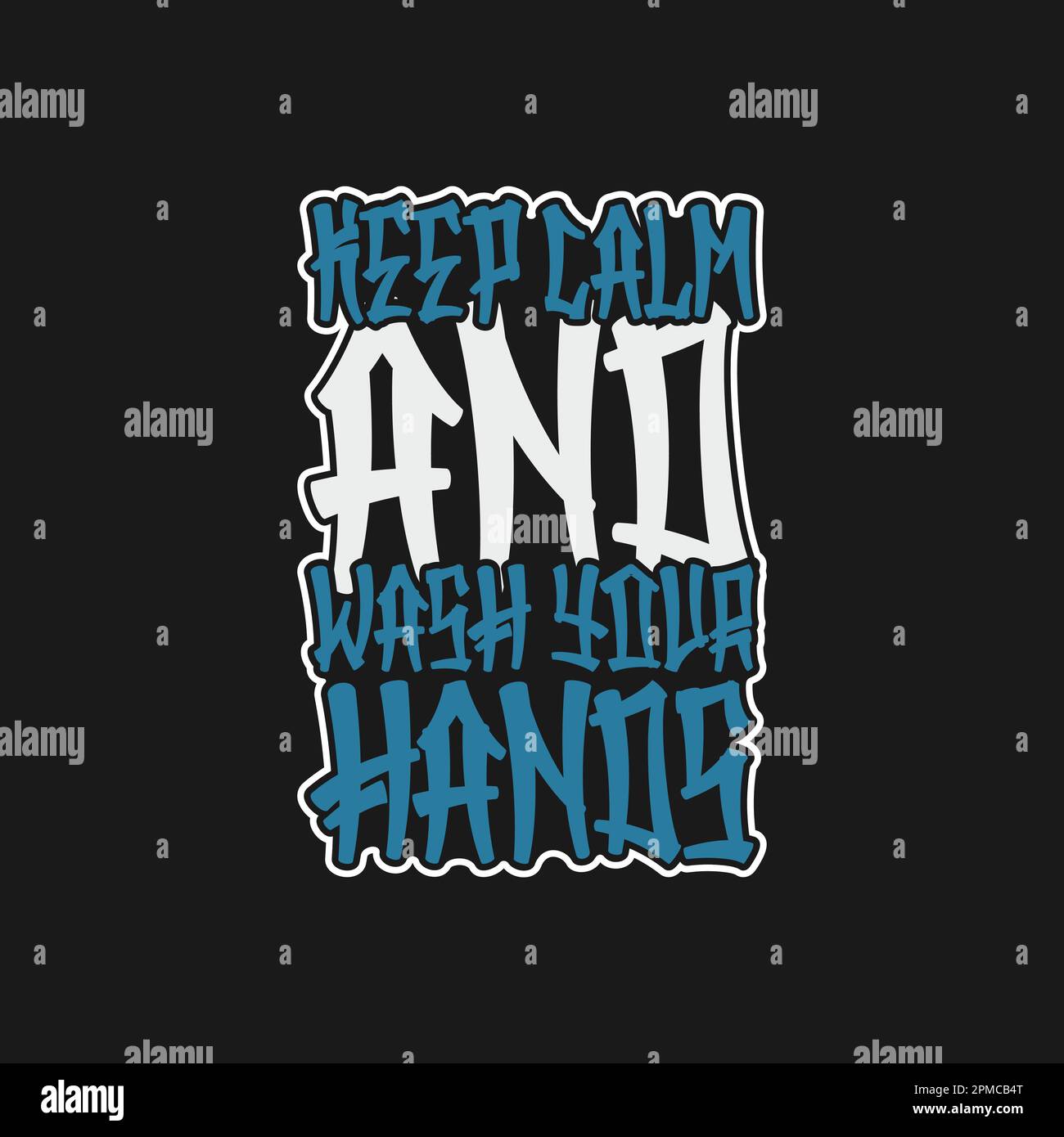 Motivational Typography Quote Design für T-Shirt, Becher, Poster oder andere Werbeartikel. Stock Vektor