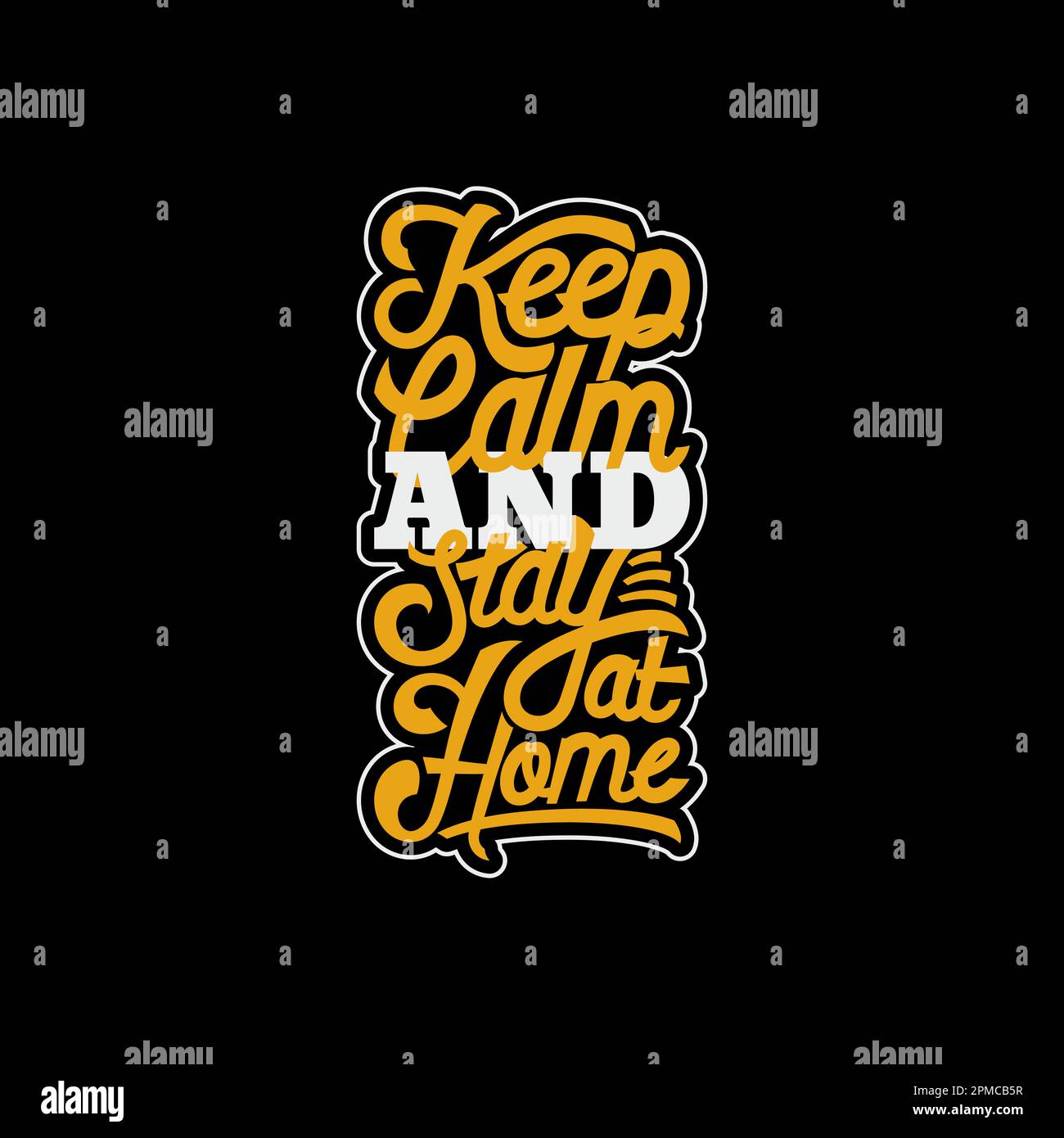 Motivational Typography Quote Design für T-Shirt, Becher, Poster oder andere Werbeartikel. Stock Vektor