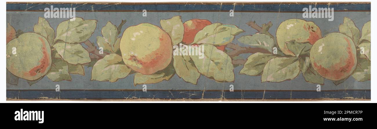 Rand (USA); Blockdruck; 58 x 15,5 cm (22 13/16 x 6 1/8 Zoll) Stockfoto