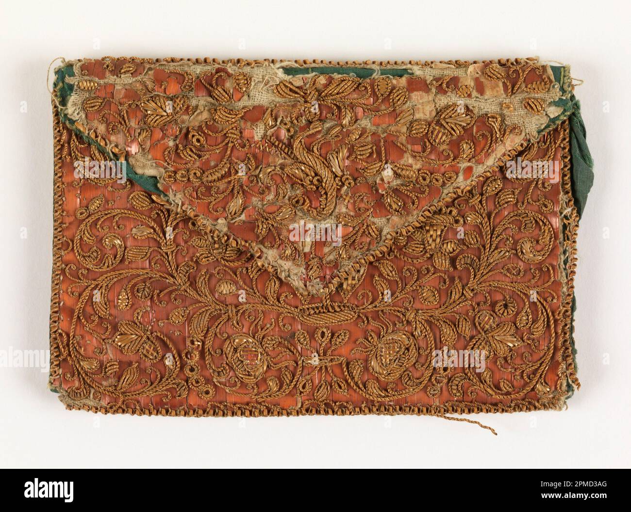 Brieftasche (Italien); Stroh, Papier, Leinen Stockfoto