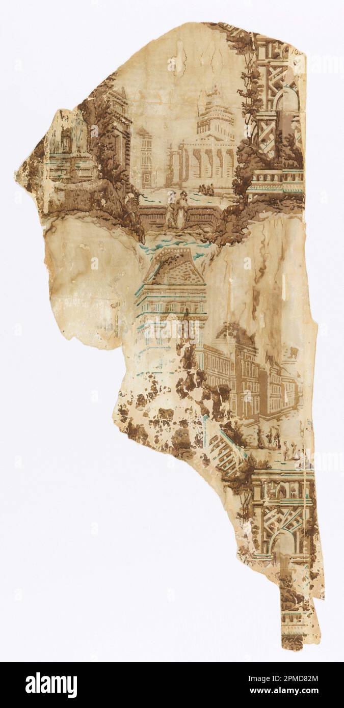 Seitenwand (England); 66,5 x 31 cm (26 3/16 x 12 3/16 Zoll) Stockfoto