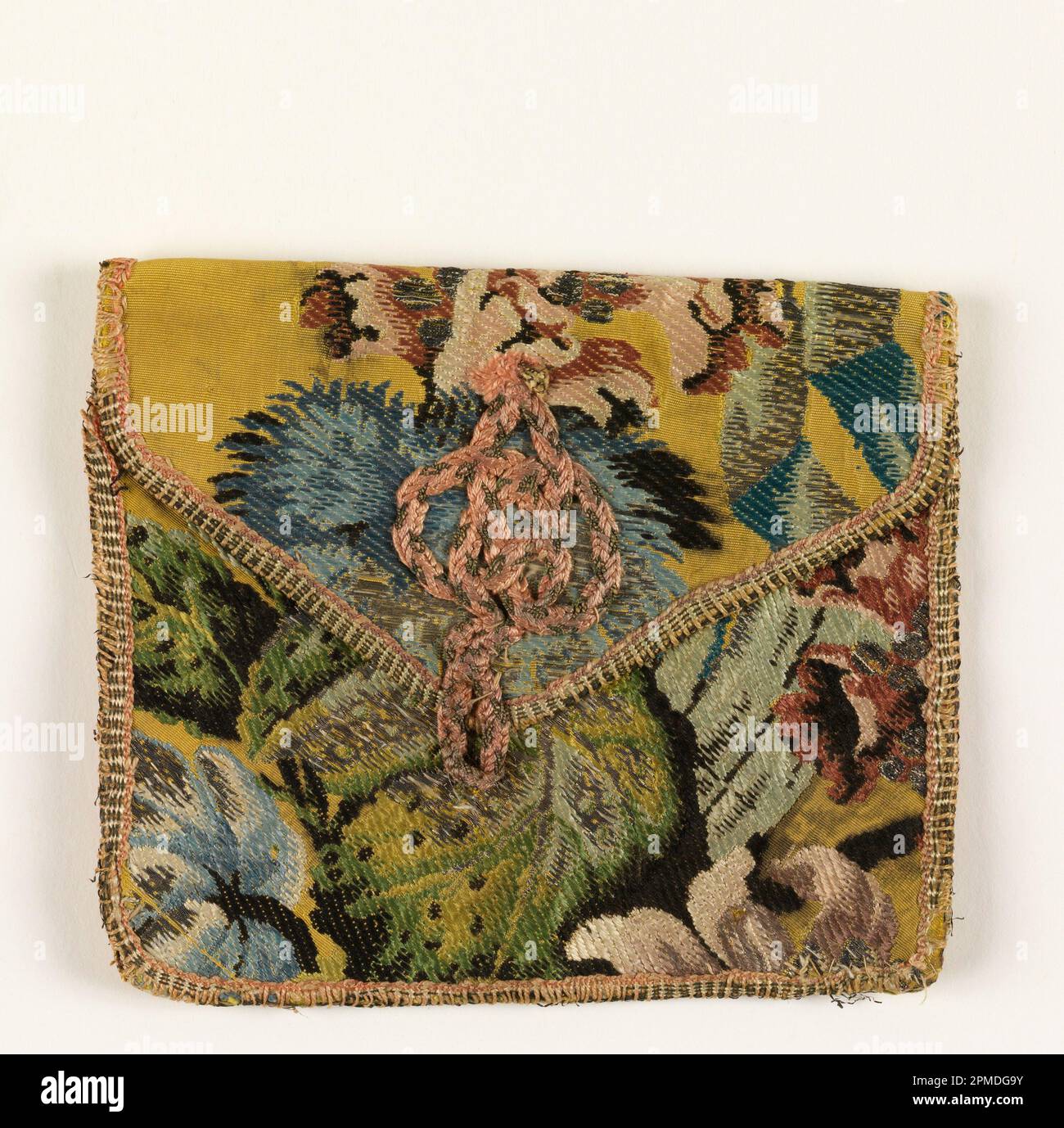 Brieftasche (Spanien); Seide, Metallfaden Stockfoto