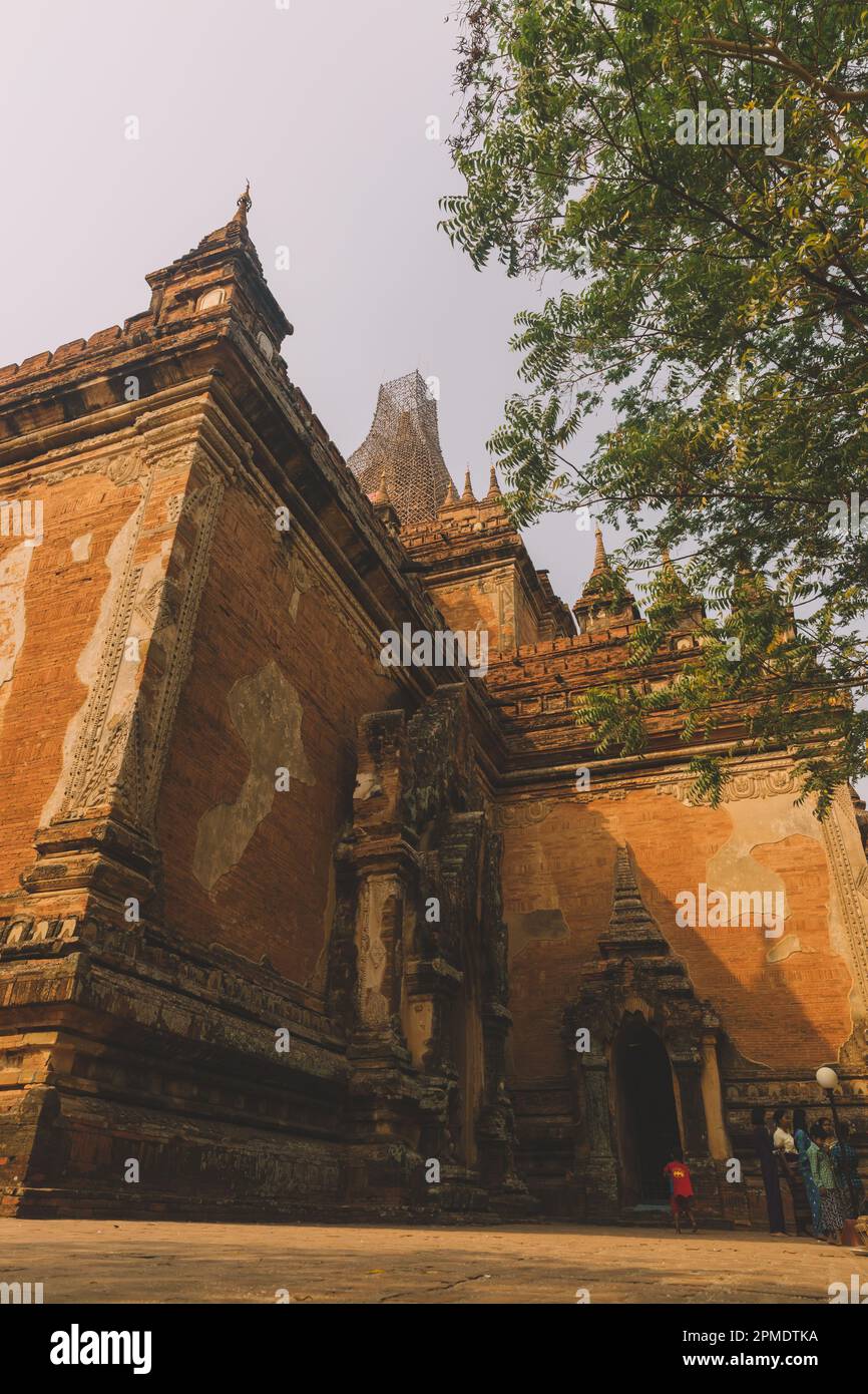 Tempel in bagan, myanmar. Stockfoto