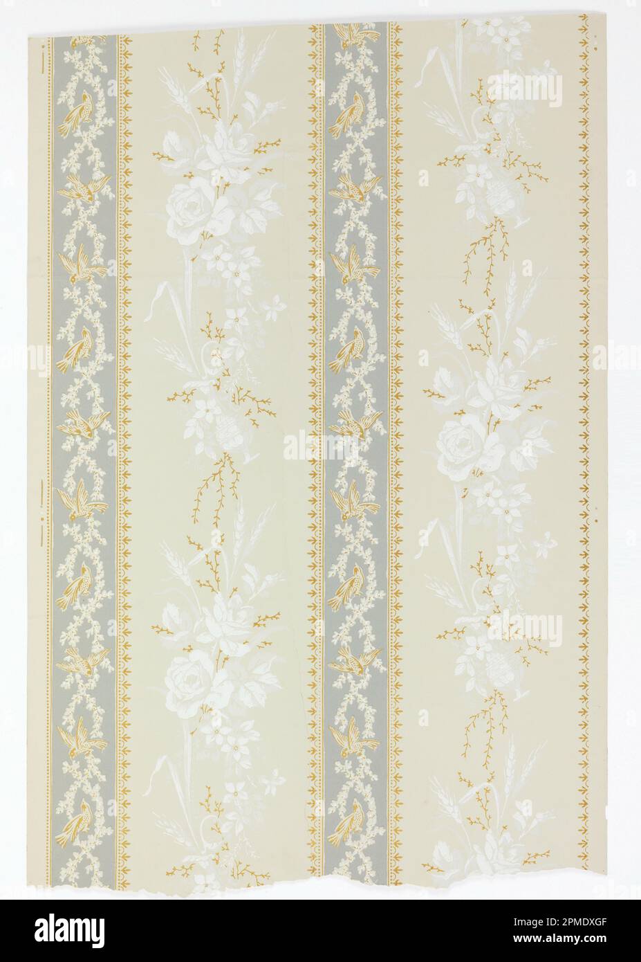 Seitenwand (Frankreich); maschinenbedruckt; 75 x 50,5 cm (29 1/2 x 19 7/8 Zoll) Stockfoto