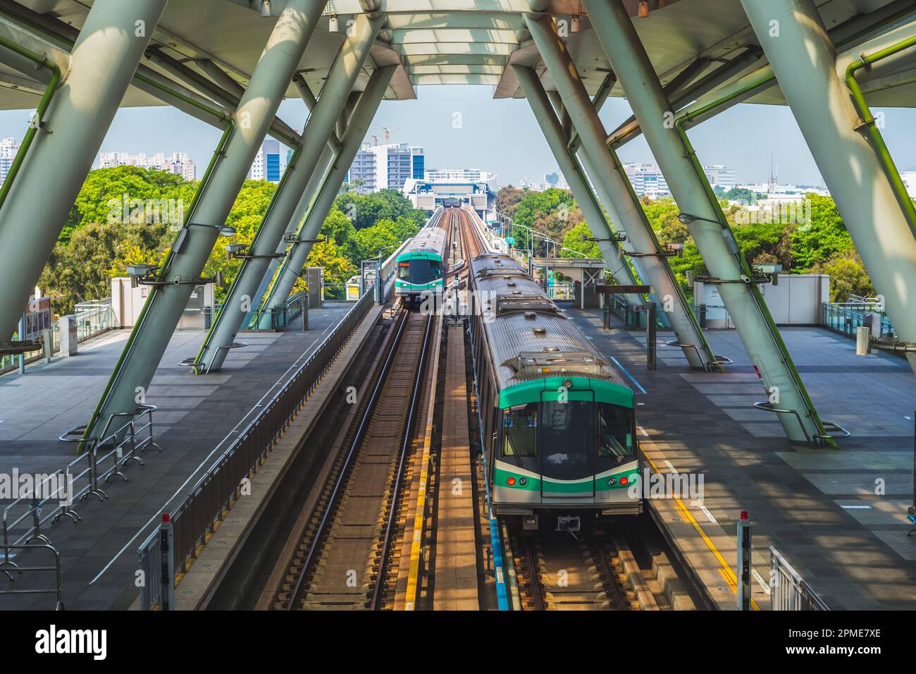 Kaohsiung-Massenschnelltransportsystem in Kaohsiung, taiwan Stockfoto