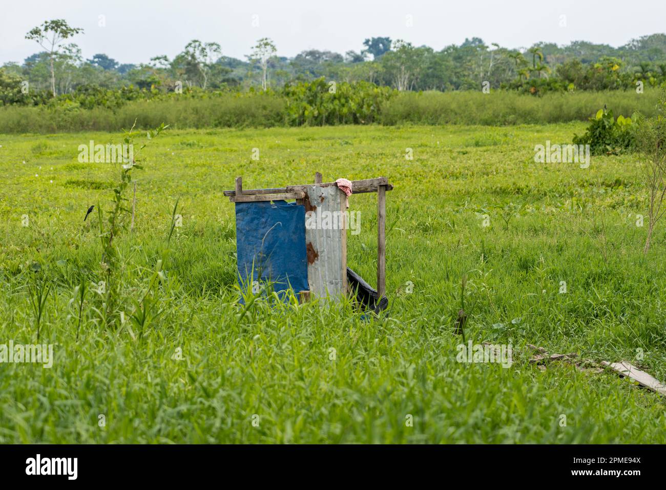 Belen in Iquitos, Peru, ist ein Tieflandgebiet extremer Armut Stockfoto