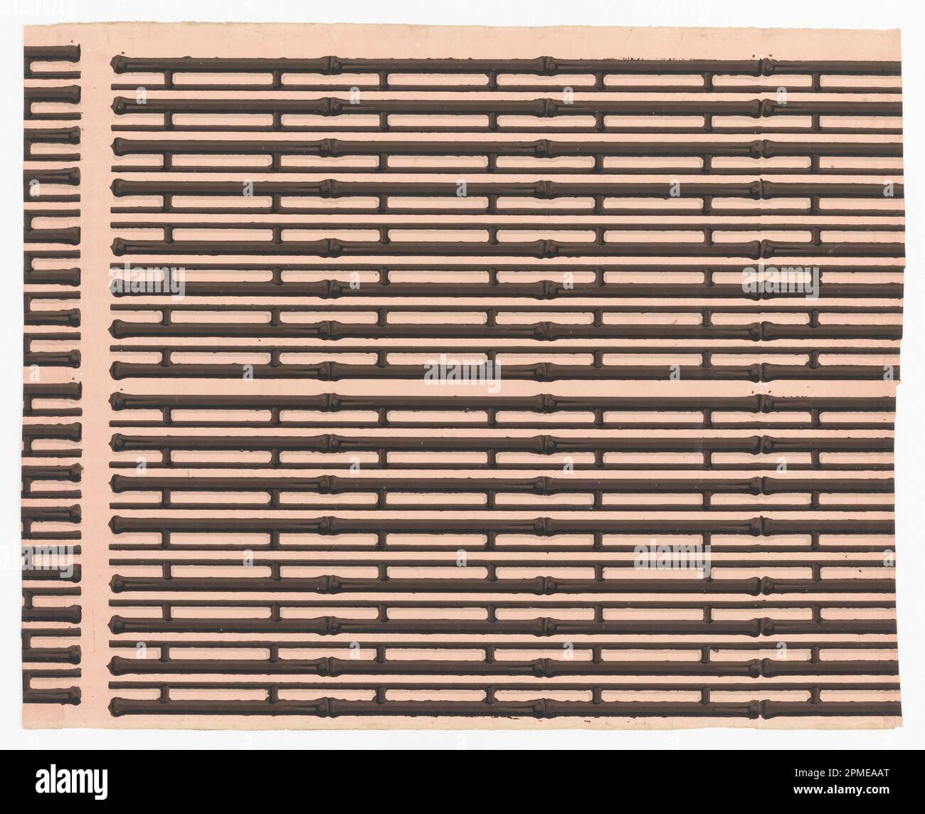 Ränder (England); Blockdruck auf handgefertigtem Papier; 72 x 57,5 cm (28 3/8 x 22 5/8 Zoll) Stockfoto Ränder (England); Blockdruck auf handgefertigtem Papier; 72 x 57,5 cm (28 3/8 x 22 5/8 Zoll) Stockfoto