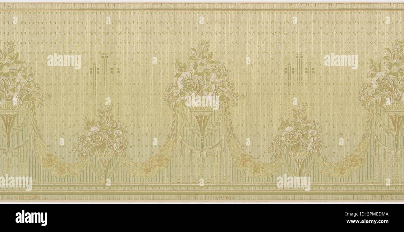 Frieze (USA); vertrieben von Maxwell & Co., S.A. (USA); maschinenbedrucktes Papier; 144,5 x 49 cm (56 7/8 x 19 5/16 Zoll) Stockfoto