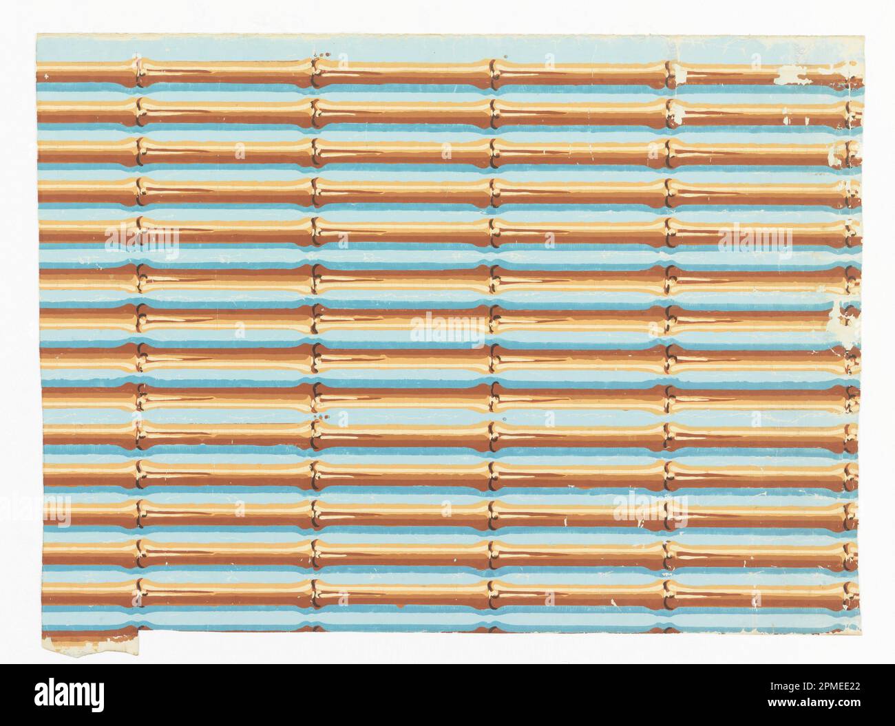 Ränder (England); Blockdruck auf handgefertigtem Papier; 61 x 46,5 cm (24 x 18 5/16 Zoll) Stockfoto