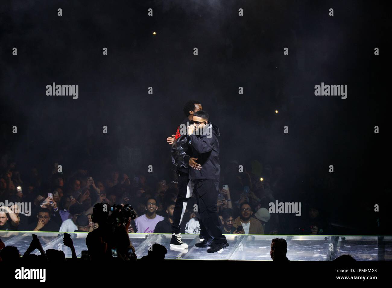 Rapper Meek Mill tritt in der Scotiabank Arena in Toronto, KANADA, auf Stockfoto