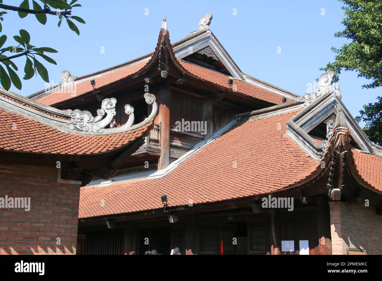 Tempel der Literatur in Hanoi, Vietnam Stockfoto