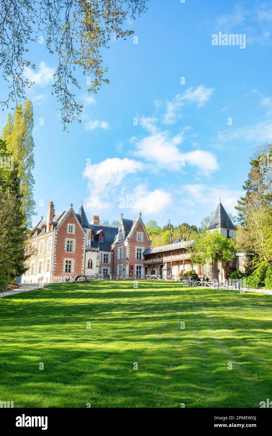 Das Château von Clos Luce in Amboise, Frankreich Stockfoto