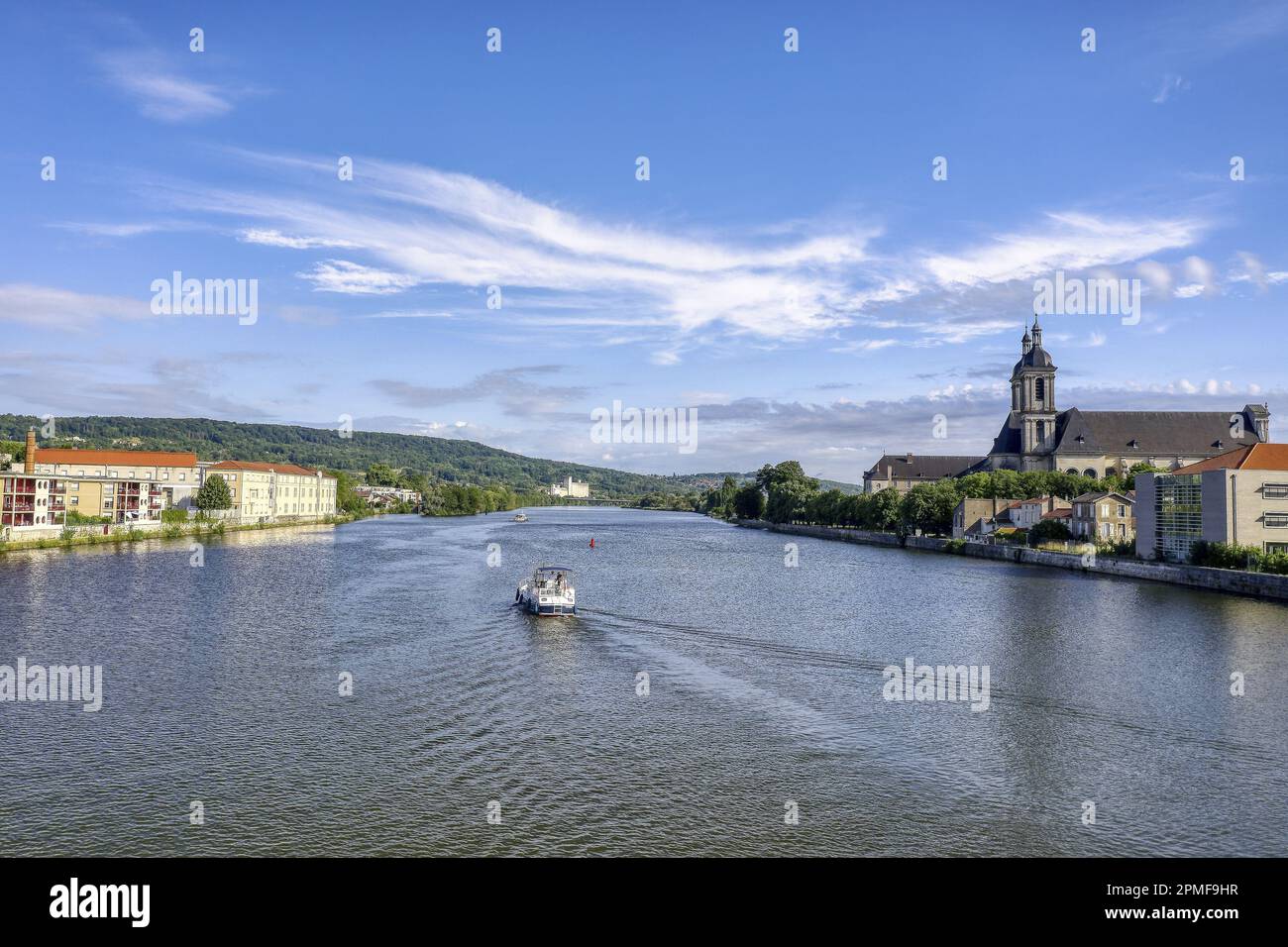 Frankreich, Meurthe et Moselle, Pont à Mousson, Kutschfahrt auf der