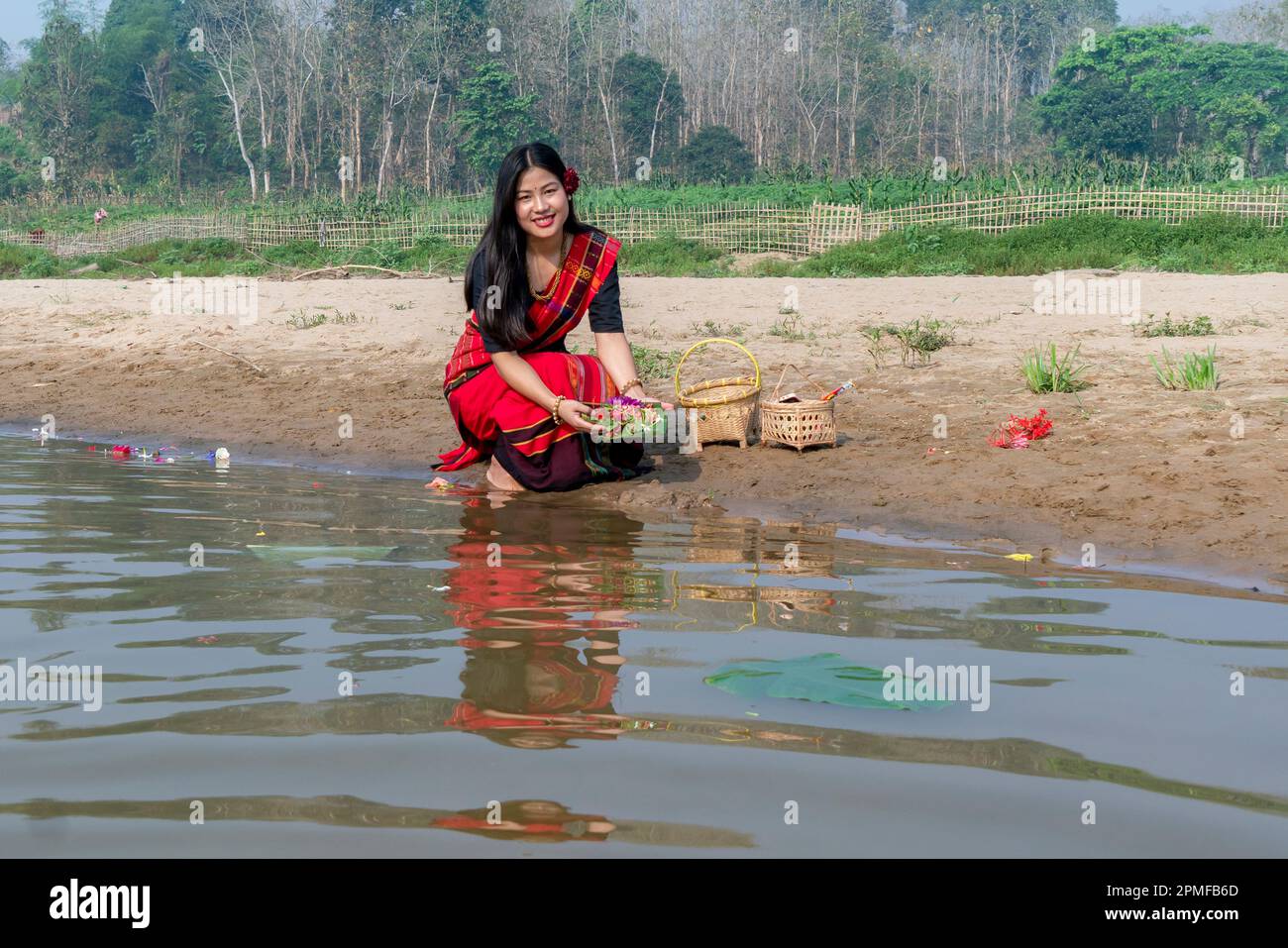 Baishabi-Festival in Bangladesch Stockfoto