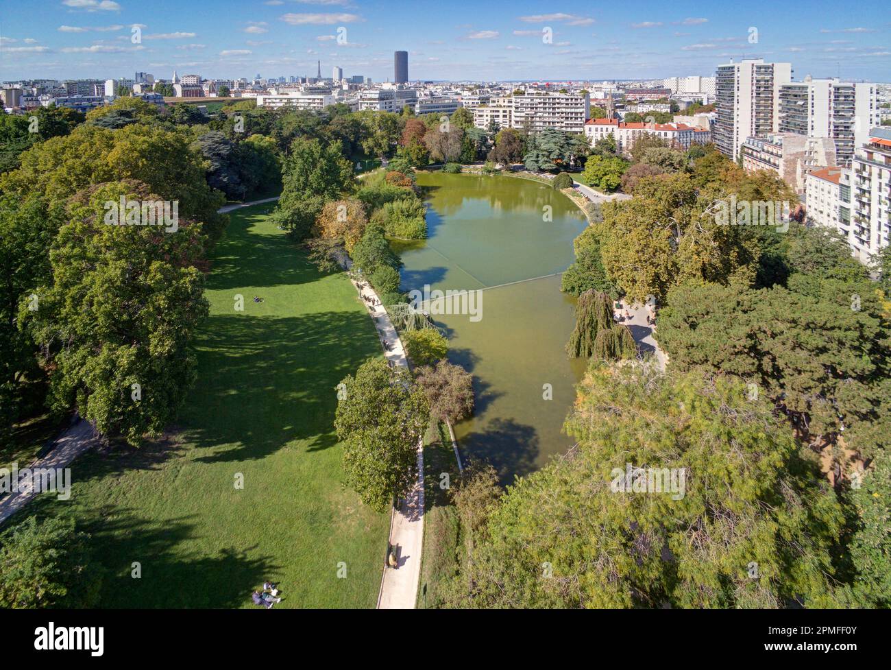 Frankreich, Paris, Montsouris park Stockfoto