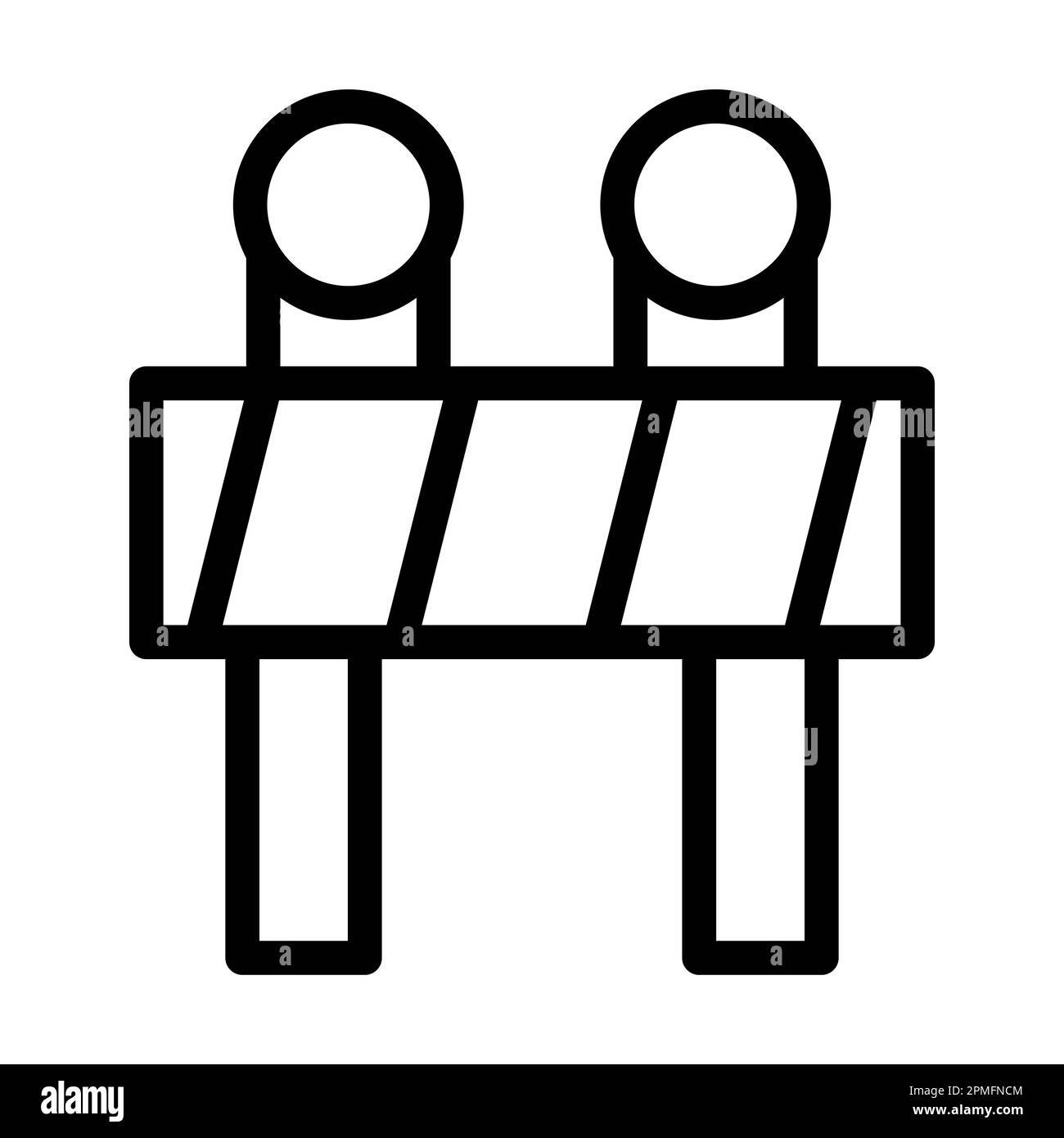 Strassenblockvektor – Symbol Für Dicke Linien Für Den Persönlichen Und Gewerblichen Gebrauch. Stockfoto